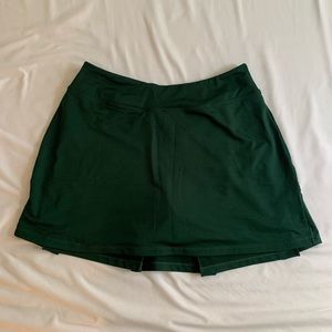 green tennis skirt